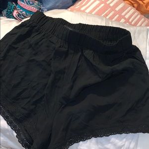 Black Forever 21 Cloth Shorts